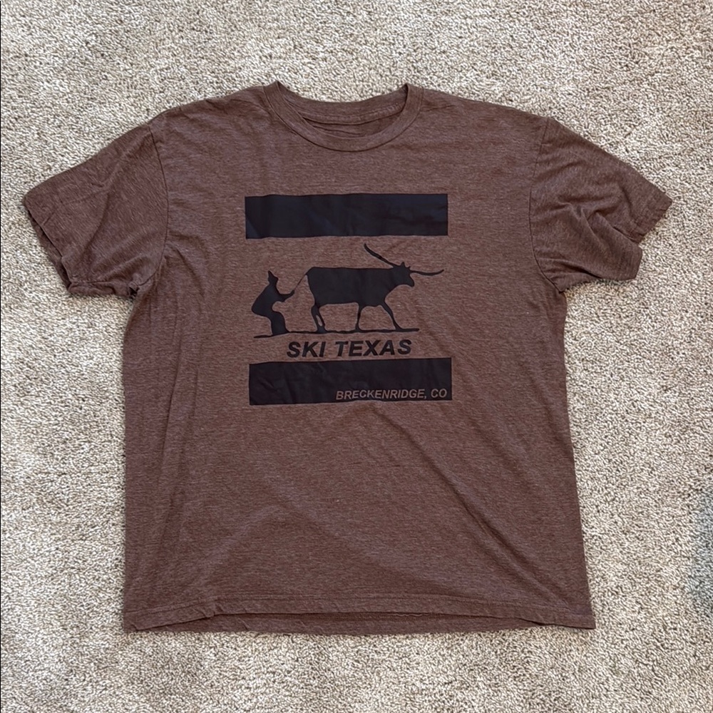 Brown Graphic T-Shirt